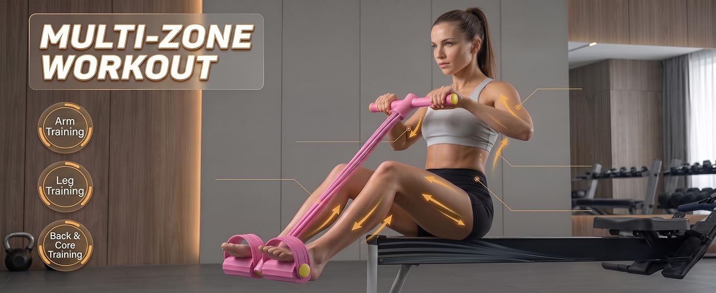 Pedal Resistance Bands with Handles