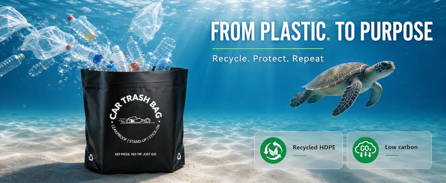 recycled car garbage bag