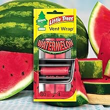 Little Trees Watermelon Vent Wrap Air Freshener 4 pack