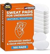 Armpit Sweat Pads for Under Arms - Extra Comfort, For Hyperhidrosis, for Men and Women, Not Visib...