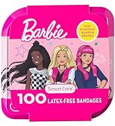 Barbie Smart Care Bandage Kit - Latex Free Bandaids Kids, Cute Bandaids for Kids - Kids Bandages ...
