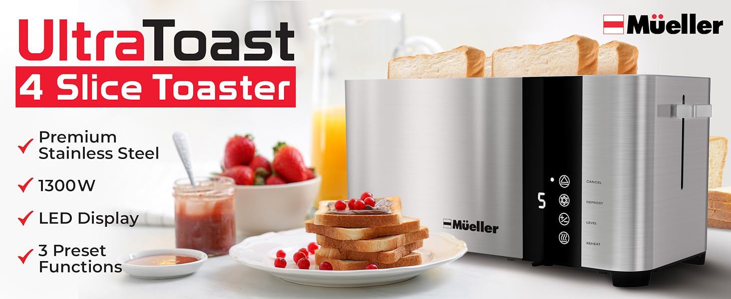 4 slice toaster