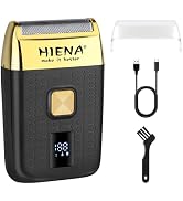 HIENA PRO Professional Reciprocating Electric Shaver for Men, Cordless Bald Head Precision Trimme...