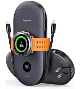 SwanScout Portable Charger for Samsung Watch 7, 10000mAh Power Bank with Built-in Cables and AC W...
