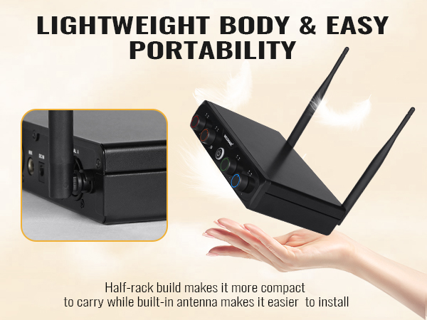 4-Channel Wireless Microphone System