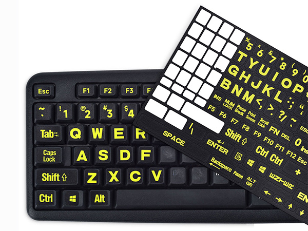 english keyboard sticker
