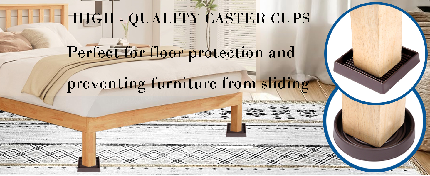 furniture leg floor protectors bed stoppers to prevent sliding rubber furniture pads non slip