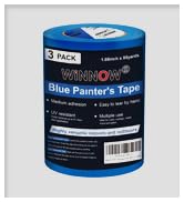 WINNOW Painter Tape ,1.88 Inch Paint Tape for Walls ,Blue Masking Tape 1.88 in x 55 Yds ,UA Resis...