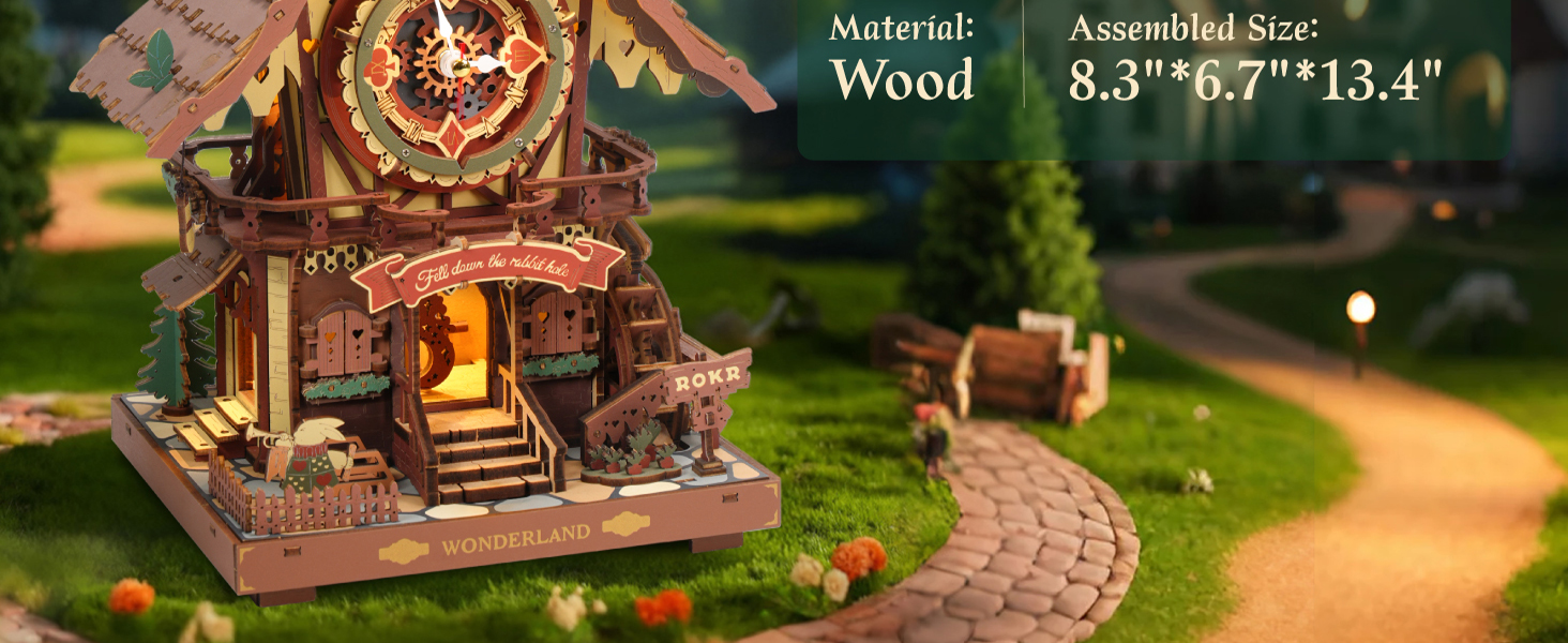 wooden clock kit