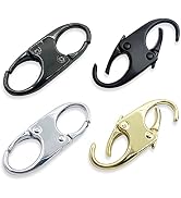 Zipper Pull Replacement Purse Lock Zipper Clip Theft Deterrent Dual Locking Carabiner Holding The...
