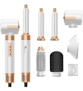 Hair Dryer Brush Blow Dryer Brush 7 in One 110000 RPM Hot Air Brush Styler Auto Air Curler for Ha...