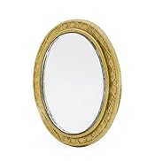 Miniature Dollhouse Mirror, Antique Wall Mirrors, 5.1 x 4.1 x 0.3 cm, Decorative Accessory