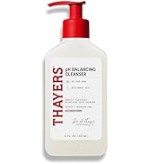 THAYERS pH Balancing Daily Cleanser, Face Wash with Aloe Vera, Gentle and Hydrating Skin Care for...