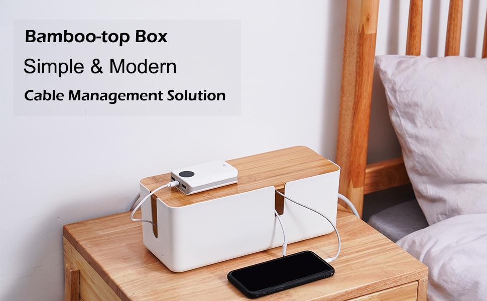cable box for nightstand