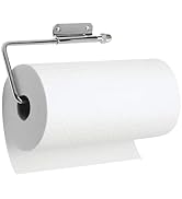 ARSUK Paper Towel Holder, Kitchen Towel Holder Under Cabinet Wall Mounted Stainless Steel 11.4 x ...