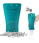 ecooe 1200 Beads Decanter Cleaning Beads with Green Silicone Bag for Narrow Neck Bottle |Stainles...
