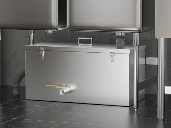 topinlet 25lbs grease trap
