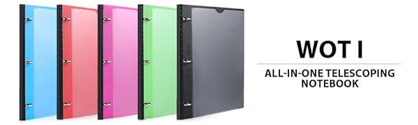 telescoping notebook