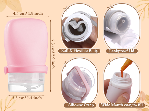 travel shampoo and conditioner bottles