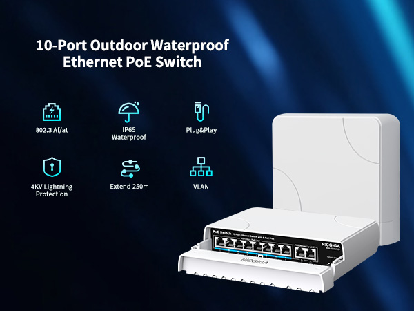 outdoor poe switch
