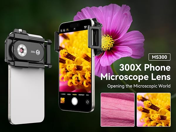 300X Phone Microscope Lens