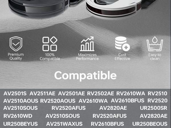 shark robot replacement parts