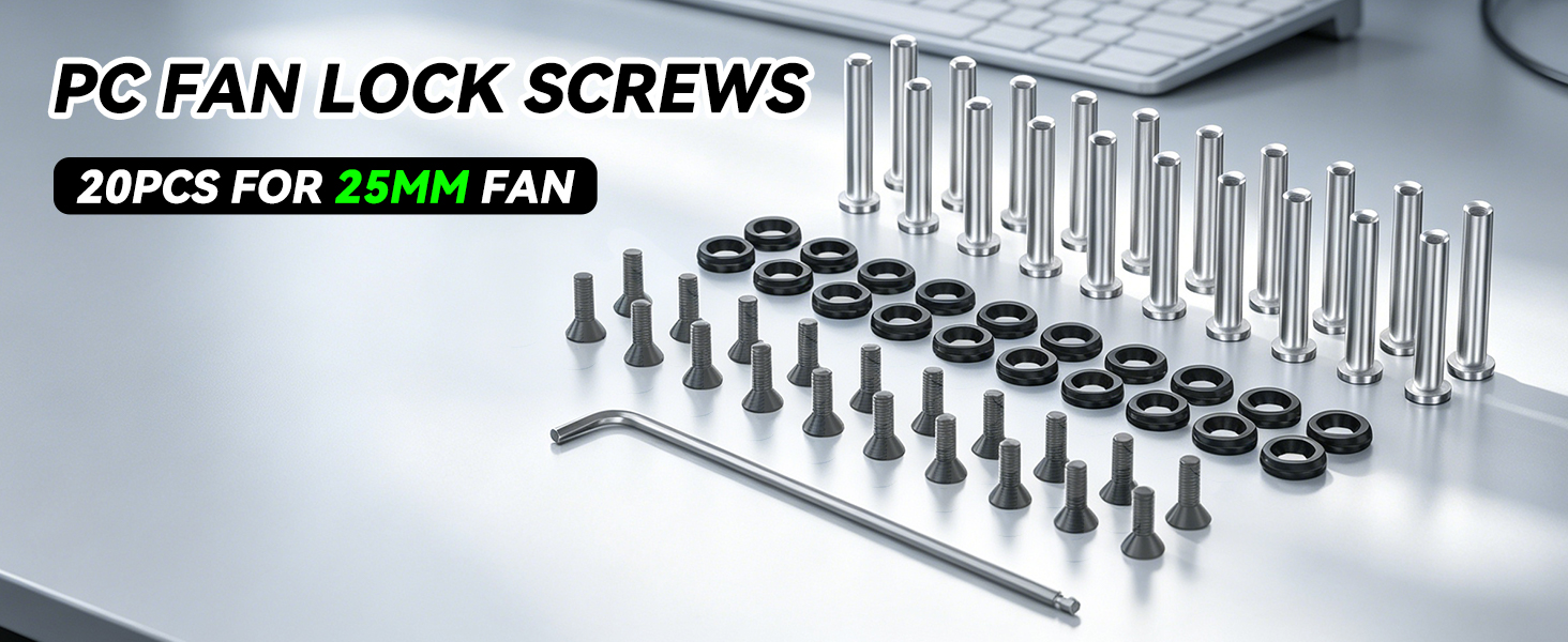pc fan lock screws