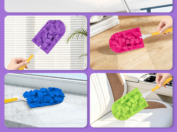 Reusable microfiber dusters