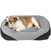 ZAKAPAWS Washable Orthopedic Dog Bed - Soft Calming Pet Cuddler with Anti-Slip Bottom, Durable Pl...