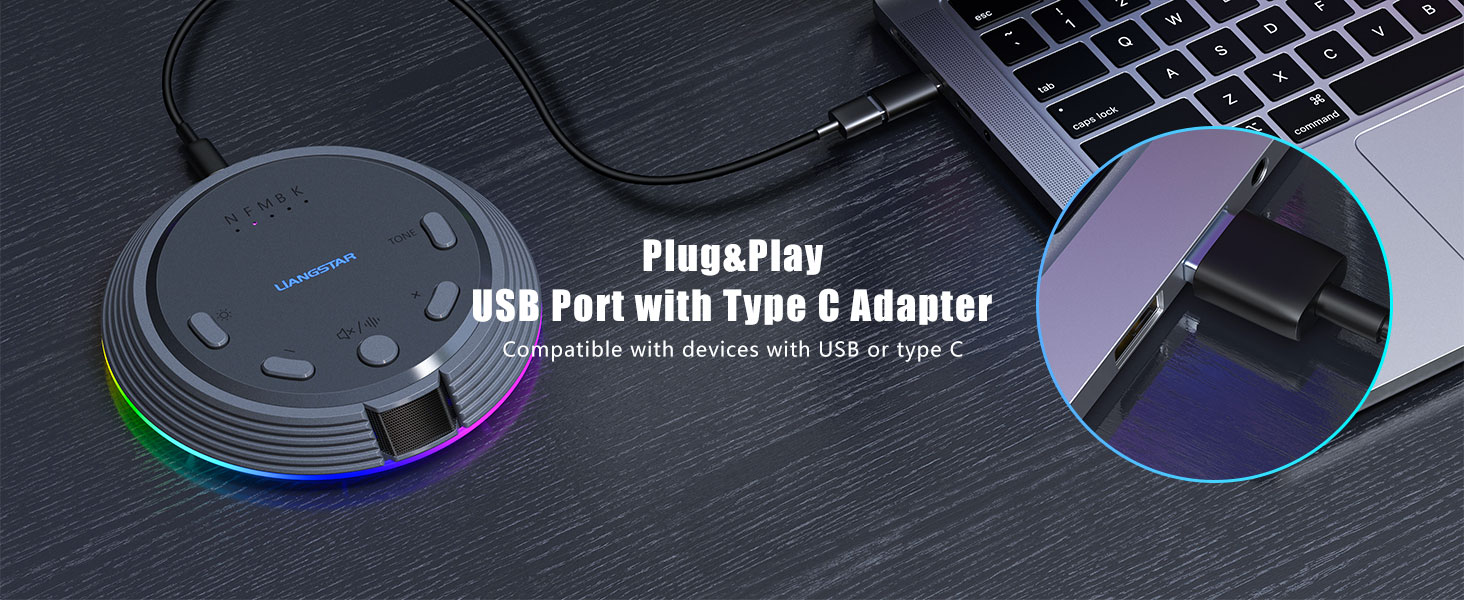 Plug and Play with Type C Adapter
