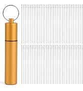 GarfxG 70pcs Beading Needles Straight Beading Needles for Jewelry Making, Size 10-0.018" *1.89" L...