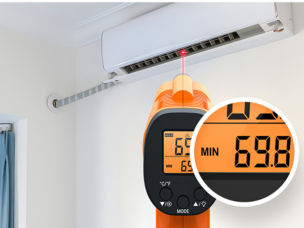 infrared thermometer for air conditioner home use DIY hobbist heat temperature gun