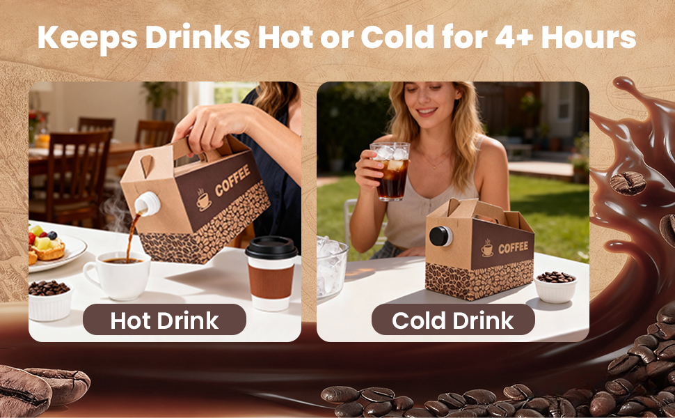 The coffee box comes with a food-grade aluminum foil bag.
