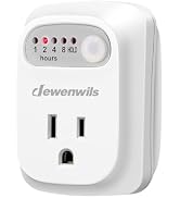 DEWENWILS Indoor Countdown Timer Outlet, Timers for Electrical Outlets, 125V/15A/1000W Auto Shut ...