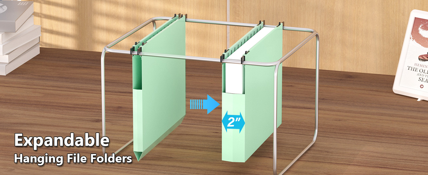 letter size hanging file folders