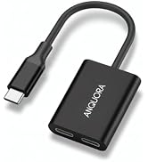 ANQUORA AR Glasses Hub, Aluminum Shell USB C to AR Glasses 4K@60Hz and Charging Up to 45W PD, Plu...