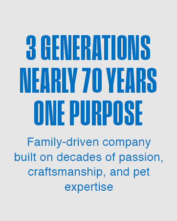 3 generations, nearly 70 years, one purpose