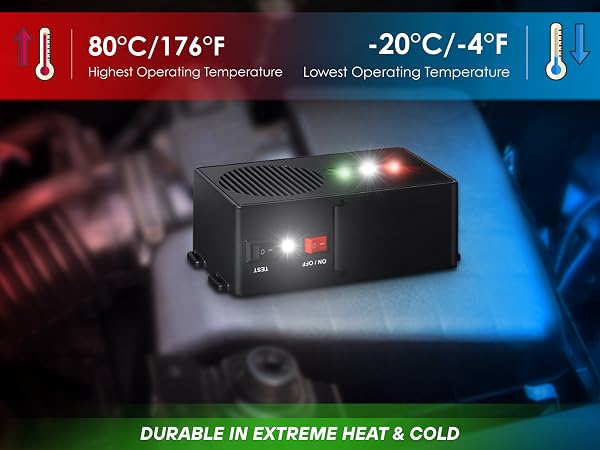 loraffe battery operated under hood rodent repellent Built Tough for Extreme Conditions