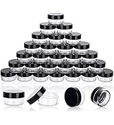 5 Gram Sample Containers with Lids, 50 Count 5ML Sample Jars, Empty Cosmetic Containers with Lids...