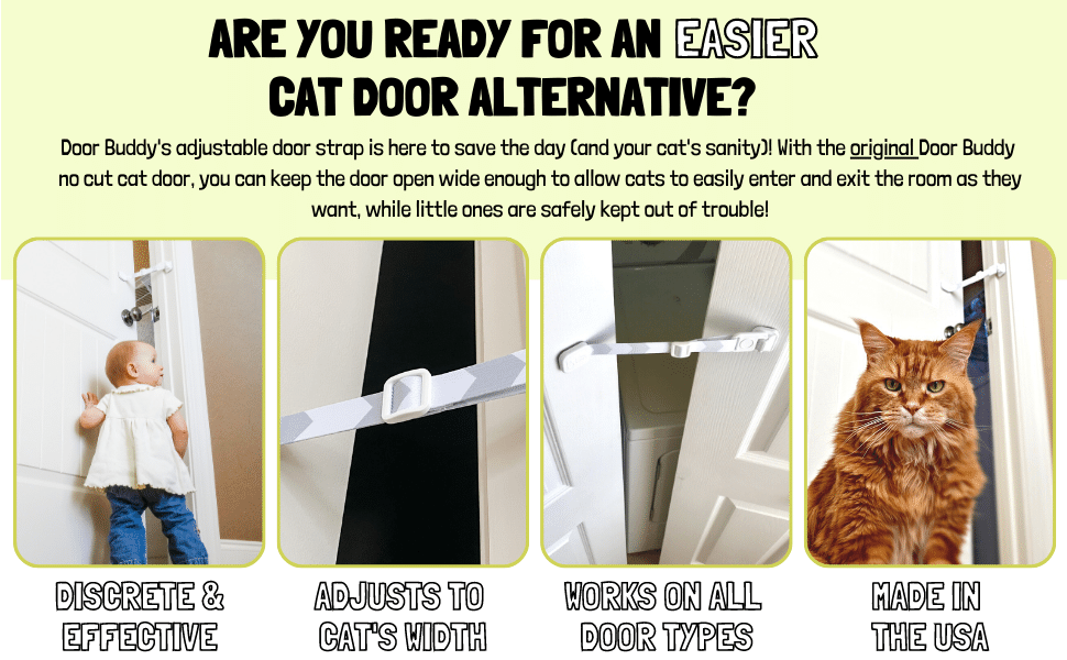 Door Buddy - door latches baby proof