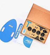 Elos blue skateboard diy STEAM Kit, including skateboard deck, skateboard hardware