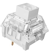 Kailh Box White Pro Mechanical Keyboard Switch,Clicky 3-pin 45gf Pre-Lubed Dustproof Waterproof R...