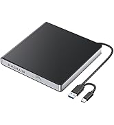 External CD DVD Drive for Laptop USB 3.0 USB C CD Burner External DVD Drive Portable CD ROM Burne...