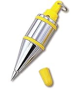 TAJIMA Plumb Bob - 14 oz (400g) Plumb-Rite with Quick-Stabilizing Cap & Embedded Bumpers - PQB-400