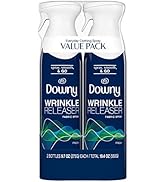 Downy WrinkleGuard Wrinkle Releaser Fabric Spray, Fresh Scent, 9.7 Oz (Pack of 2)