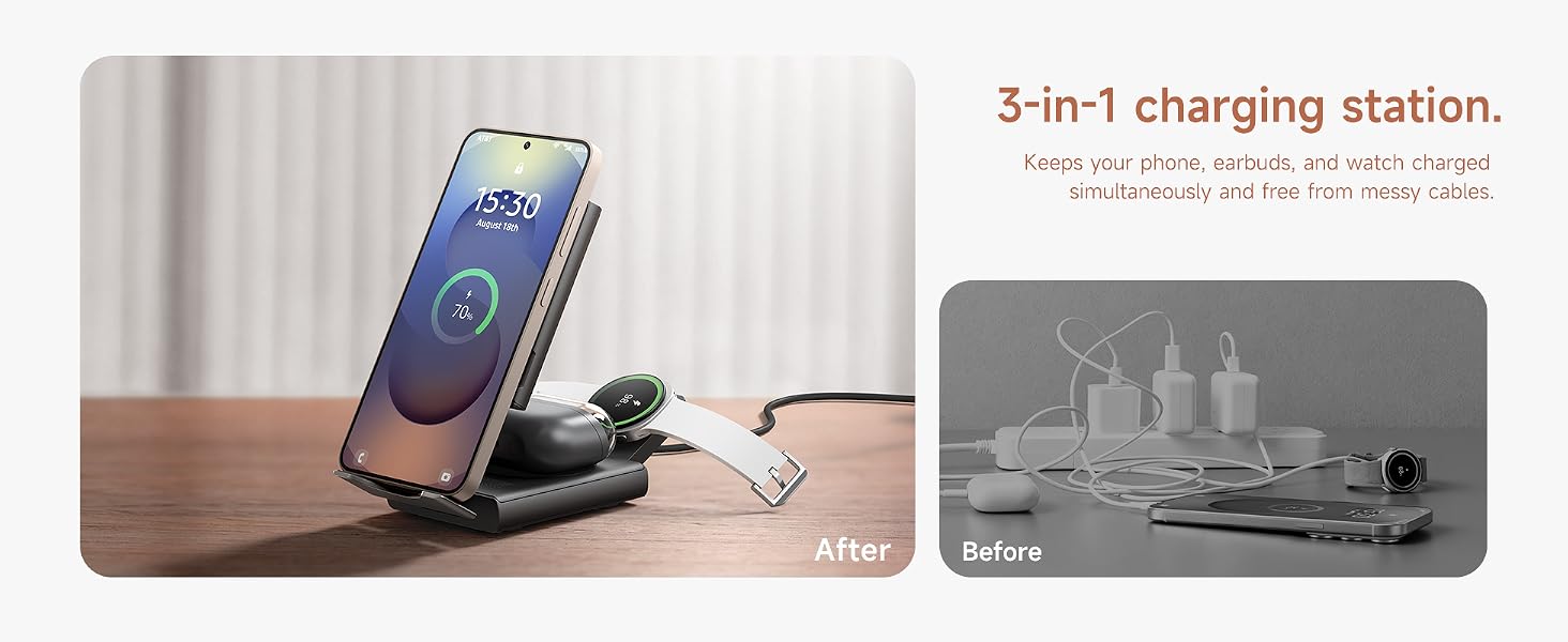 3-in-1 charging station