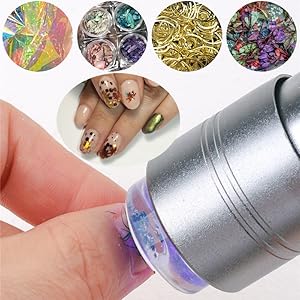 LED Flashlight, Small Glow Flashlights with 12 LED Lights, Portable Light Nail Dryer for Nail Gel