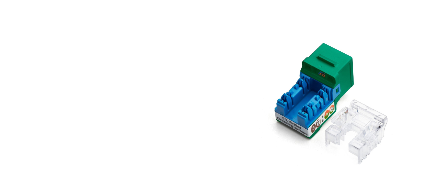 truecable cat6a unshielded punch down keystone jack built to last
