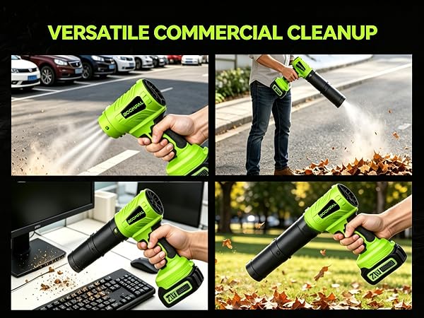 leaf blower cordless with battery and charger