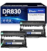 DR830 Drum 2 Pack Replacement for Brother DR830 TN830 TN830XL Drum Unit Compatible with DCP-L2640...